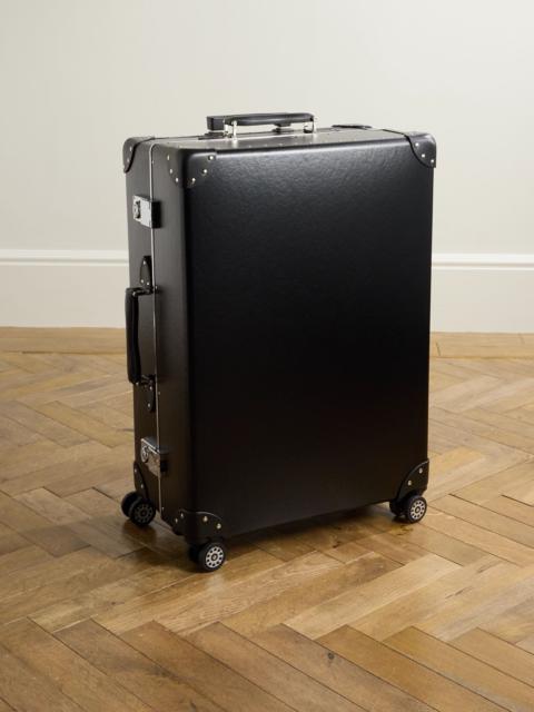 Globe-Trotter Metropolis Leather-Trimmed Suitcase Black