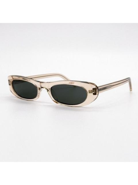 SAINT LAURENT NEW SAINT LAURENT SHADE SL557 004 NUDE GREY SUNGLASSES