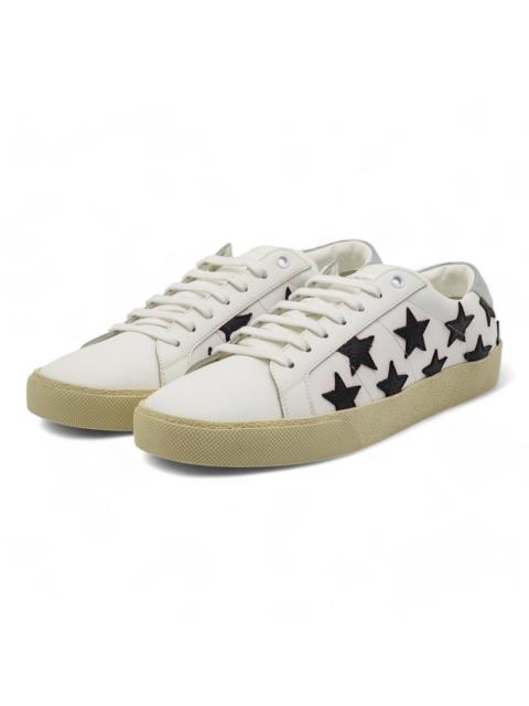 SAINT LAURENT Court Low Top Sneakers - Leather - White - 41 (8 US) $750