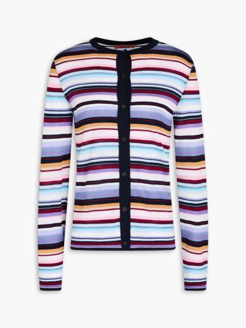 Missoni Striped wool-blend cardigan
