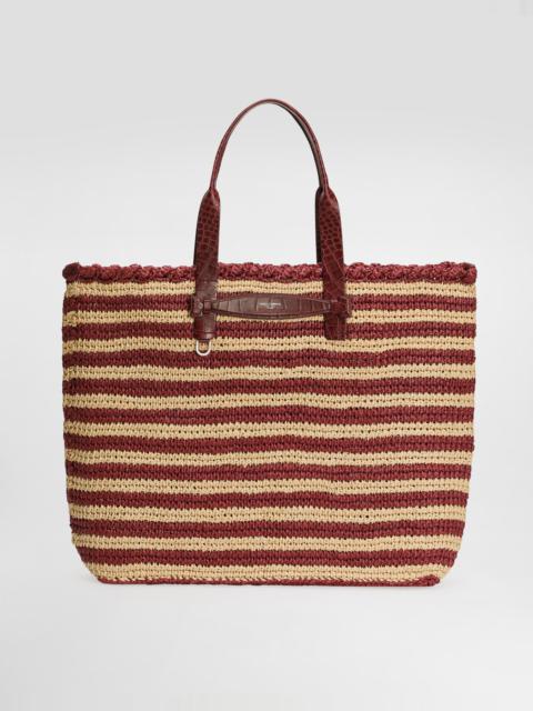 Raffia shopper