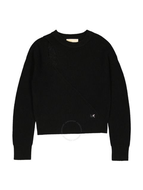 MICHAEL KORS Michael Kors Key Hole Cut- Out Sweater