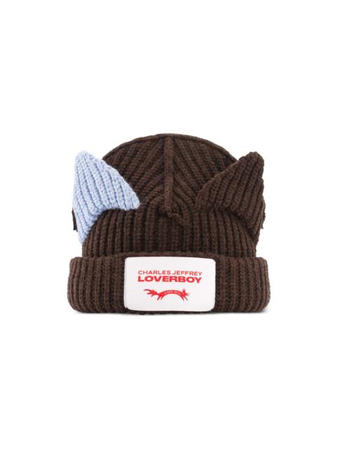 CHARLES JEFFREY LOVERBOY CHUNKY EARS BEANIE (BROWN)