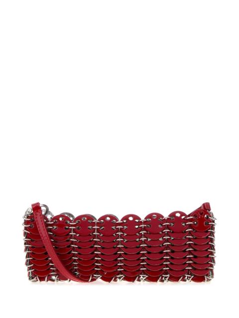 rabanne Rabanne Women Red Metal Knit Crossbody Bag