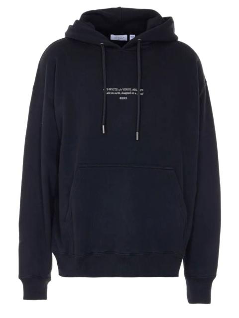 Off-White Off-White Men Statement Skate Cotton Hoodie