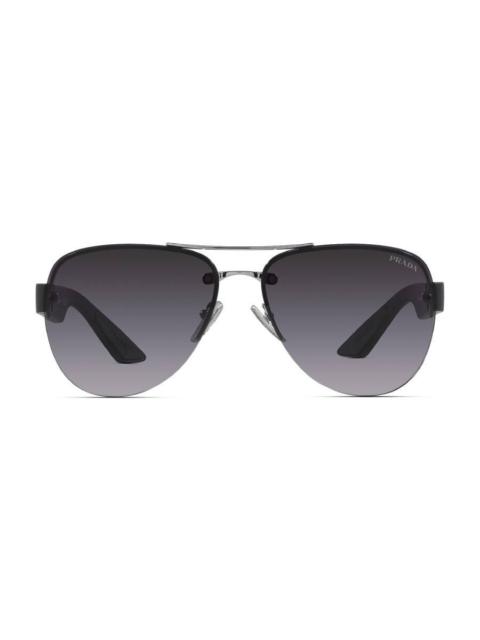 Prada Prada Linea Rossa Grey Gradient Phantos Men's Sunglasses PS 55YS 1BC09U 64