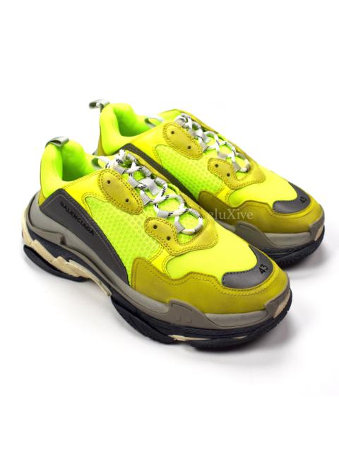 BALENCIAGA Triple S Sneakers Neon DS