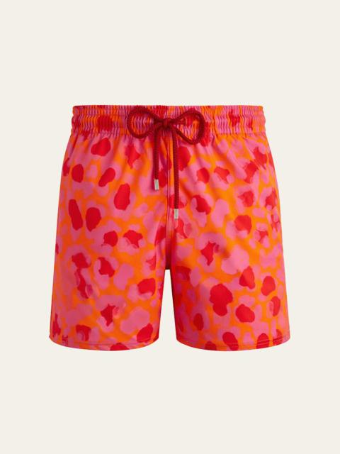 Vilebrequin Men's New Leopard Swim Shorts
