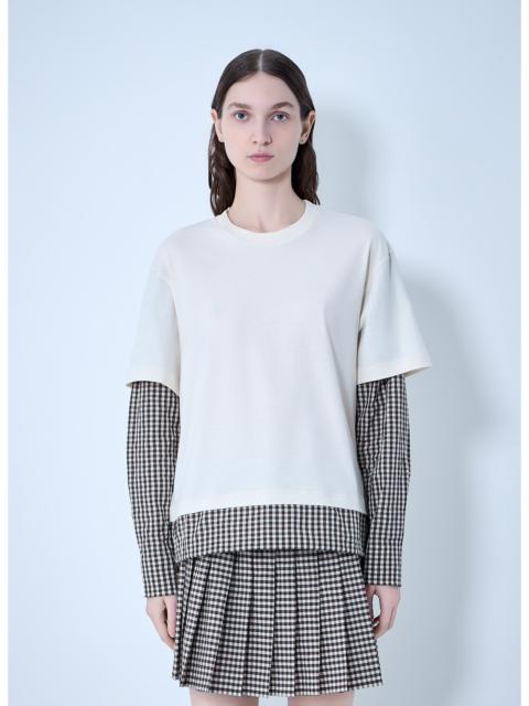 Moncler Moncler Women Layered Check T-Shirt