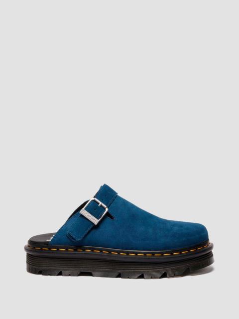 Dr. Martens Zebzag Suede Slingback Platform Mules