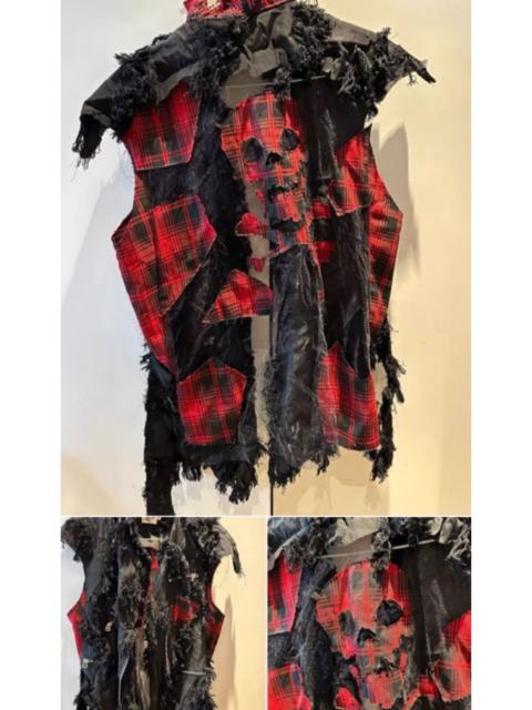 Other Designers Wrongsolution punk skull apocalypse jacket size 2