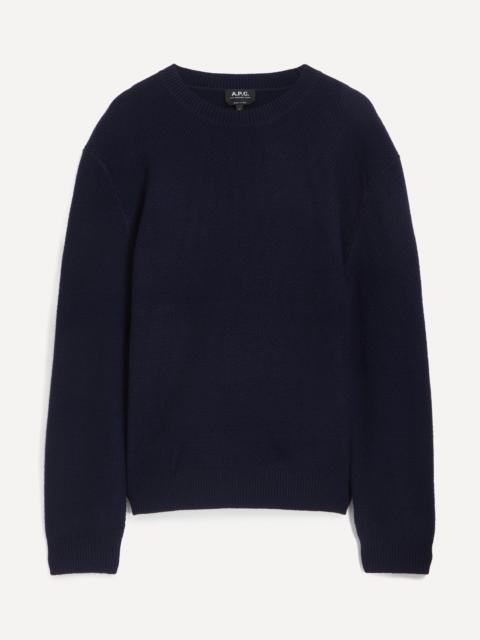A.P.C. Dark Navy Thomas Wool Jumper