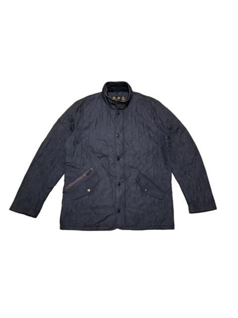 Barbour Vintage Barbour Quilted Zipper Button Jacket Sunfaded