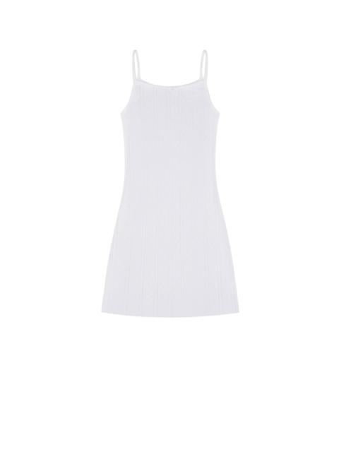 Cou Cou The Picot Dress White