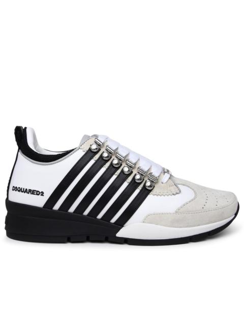 Dsquared2 Man Dsquared2 Legend White Leather Sneakers
