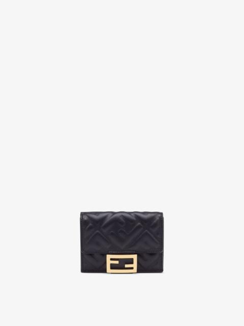 FENDI Black nappa leather wallet