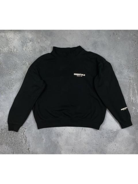 Fear of God Fear of God Essentials sweatshirt logo reflective mock neck