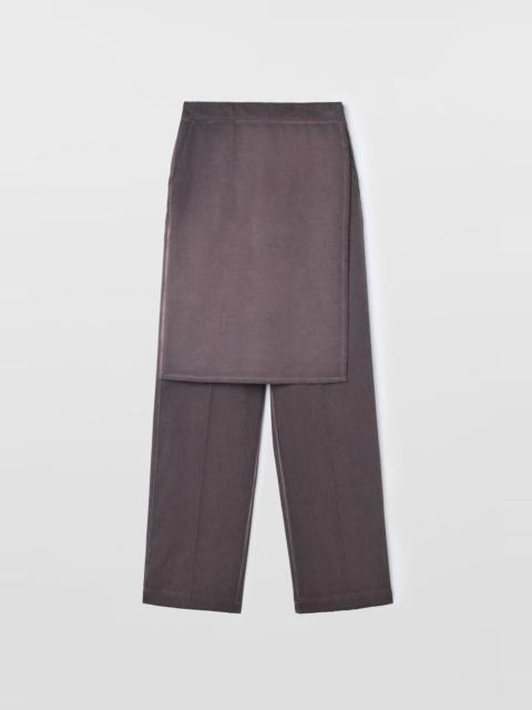 SUNNEI LONG PANTA SKIRT / plum