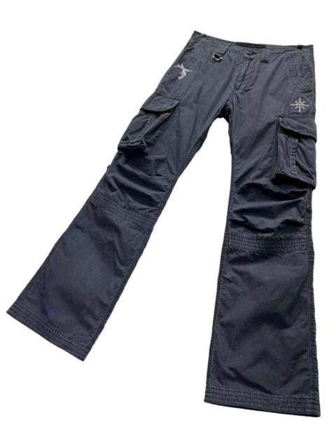 Other Designers 20471120 - 💥ROARGUNS Swarovski Love & Peace Flare Cargo Playboi Carti