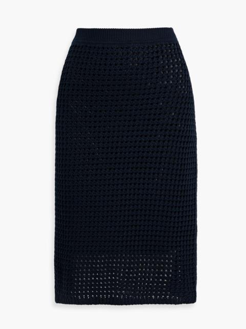 Theory Crocheted cotton skirt