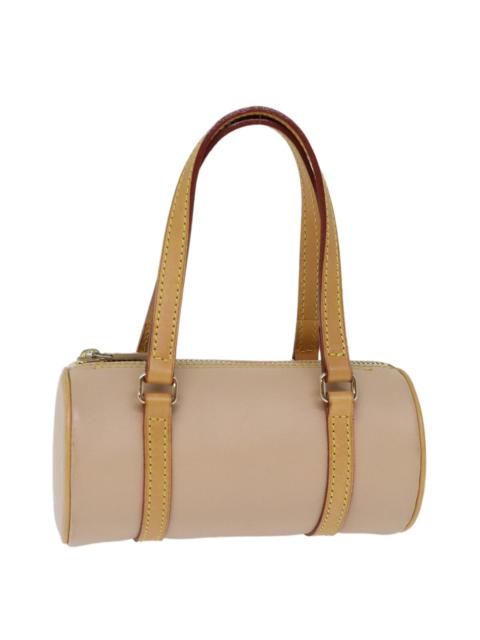 Burberry Blue Label Mini Hand Bag Leather Beige