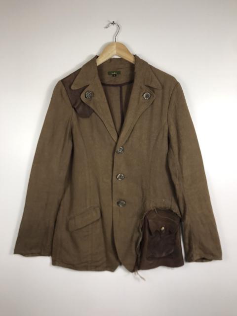 ⚡️Rare Design Obelisk Leather Coat Jacket