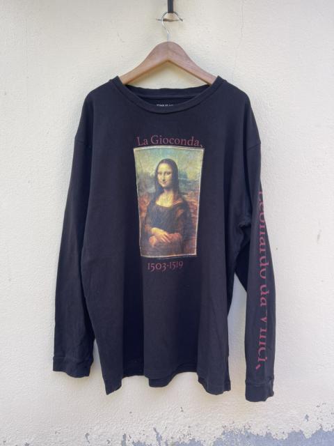 Other Designers Da Vinci - Mona Lisa Leonardo Da Vincci Long Sleeve Photo Shirt