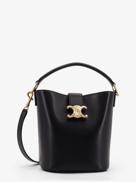 Celine Louise Small Leather Bucket Bag