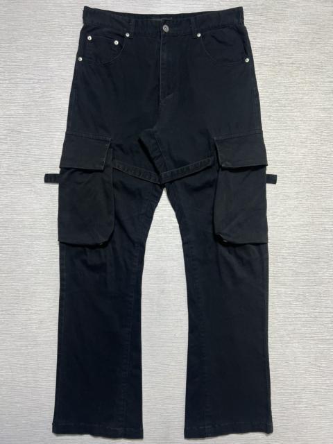 Other Designers Vuja De - Bondage Flared Cargo Pants