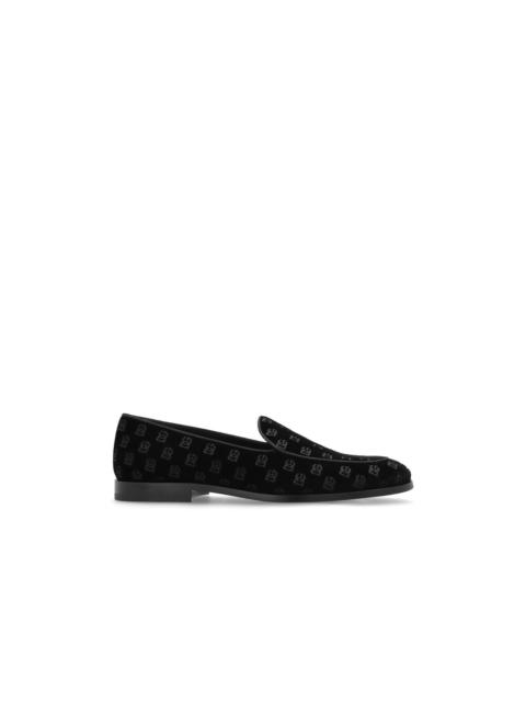 Dolce & Gabbana DOLCE&GABBANA Black Fabric Loafers New & Authentic (Men's si
