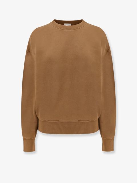 SAINT LAURENT Saint Laurent Certified Cotton Sweatshirt Brown