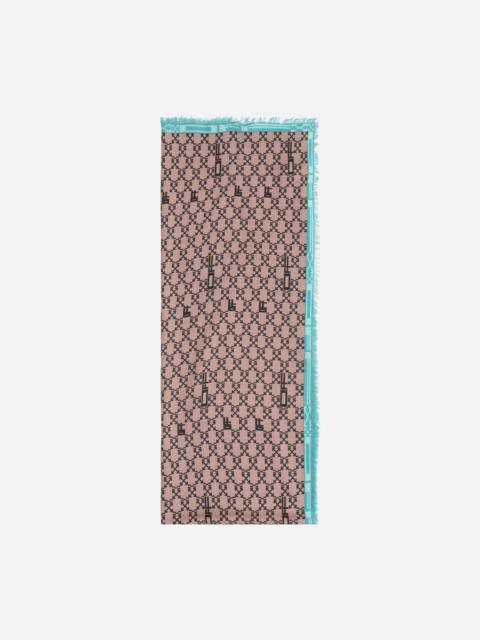 Off-White Monogram Maxi Scarf Beige