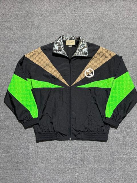 GUCCI Gucci Black Color-Block Wool jacket