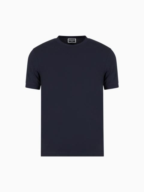 GIORGIO ARMANI Icon Crew-neck T-shirt in stretch viscose jersey