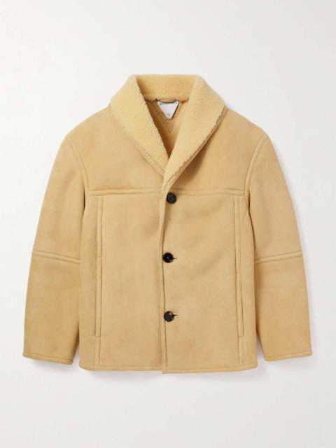 Shawl-Collar Shearling Jacket