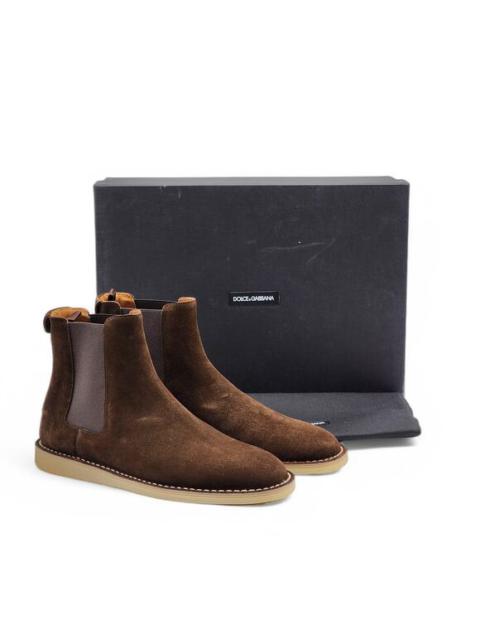 Dolce & Gabbana Dolce & Gabbana Ankle Boots - Suede - Brown 40 7US $995