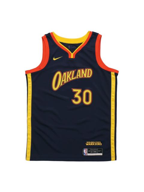Nike Nike NBA Stephen Curry Golden State Warriors Jersey City Edition Dark blue CN1729-421