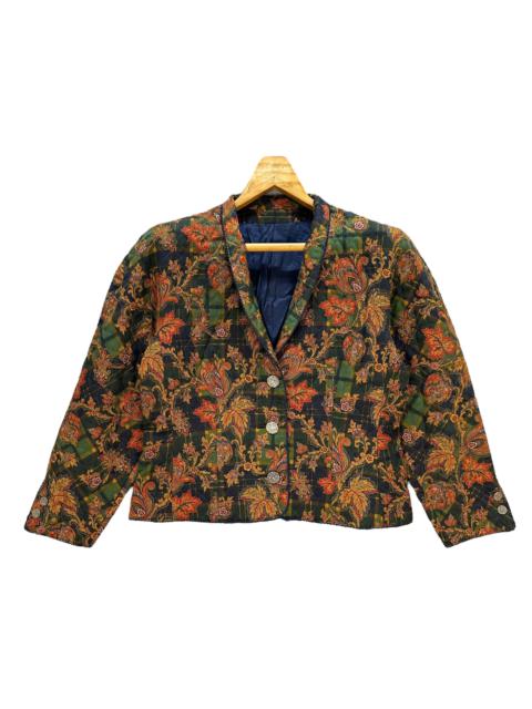 Burberry BURBERRYS Floral Design Crop Jacket #A41-0936