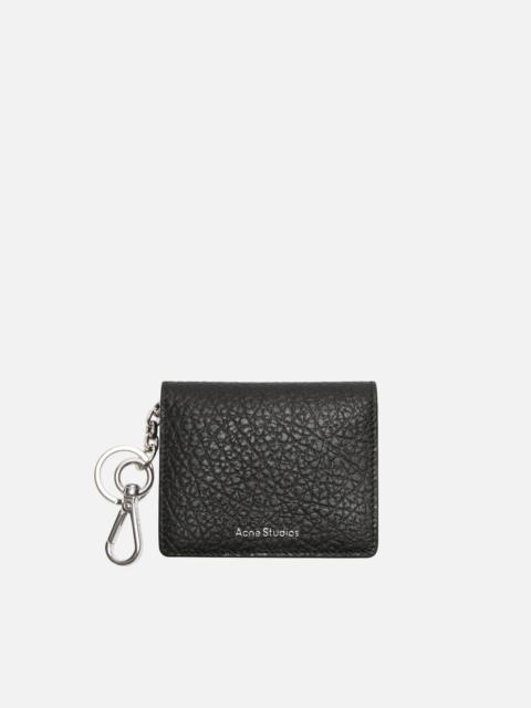 Acne Studios Folded leather wallet - Black