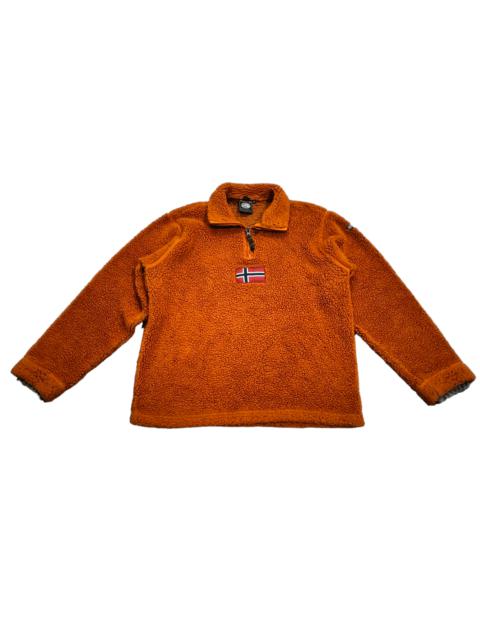 Other Designers Napapijri - Napapijiri Geographic Sherpa Half Zipper Fleece Jacket