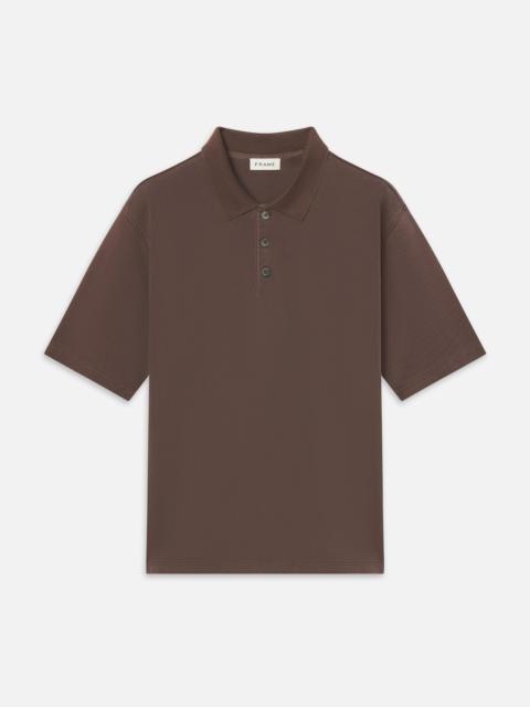 FRAME Washed Light Pique Polo