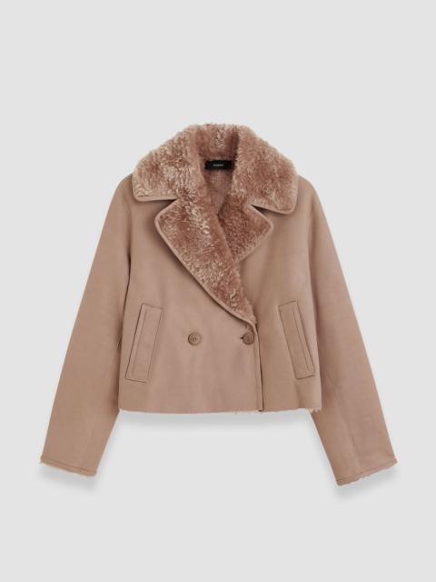 JOSEPH Rousse Textured Shearling Coat