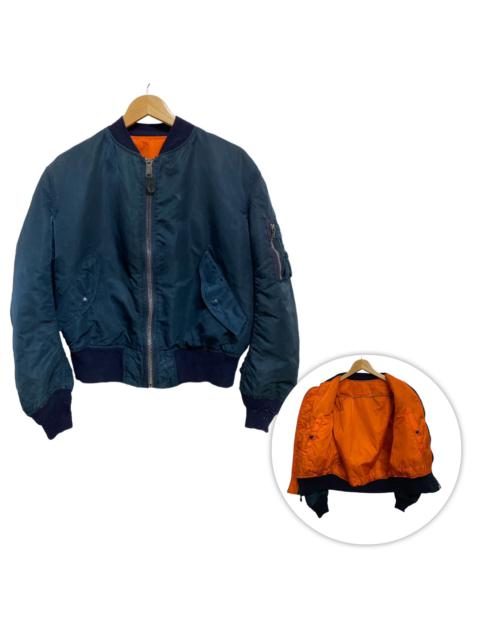 Other Designers Vintage - 🇺🇸 Vintage Alpha Industries Reversible Bomber Flight Jacket
