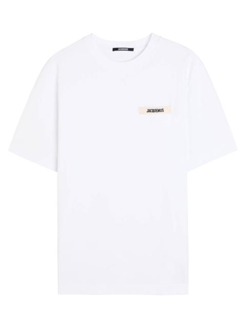 JACQUEMUS Jacquemus Le T-shirt Gros Grain Cotton T-shirt