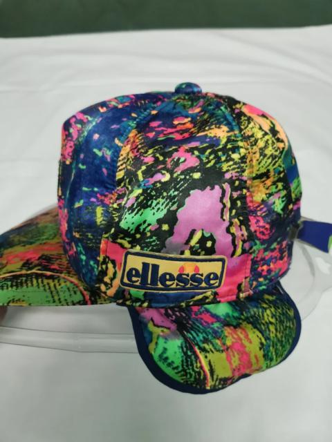 Other Designers Vintage - Vintage Ellesse Italy Rainbow Hat Cap Ski Multi Color