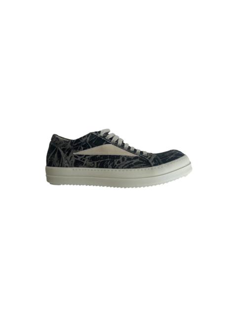 Rick Owens DRKSHDW WOMEN'S VINTAGE SNEAKERS (BLACK WASHED FOIL/MILK)