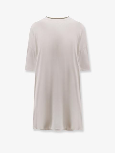 BALENCIAGA Balenciaga Cotton Jersey Semi Fitted Short Dress White