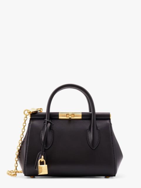 Dolce & Gabbana Dolce & Gabbana Marlene Leather Handbag With Logo Print