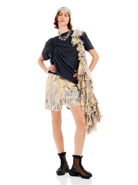 Collina Strada ZEBRA FLORAL CLOUD BAG