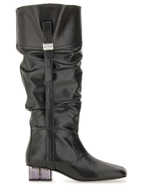 Ganni Women Slouchy Boot "Butterfly"